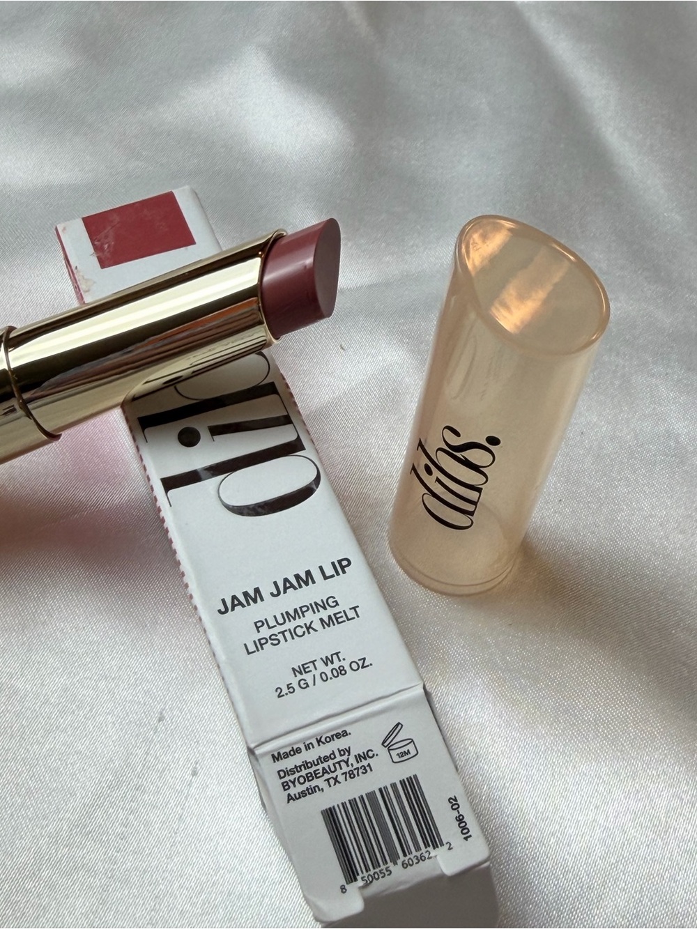 Dibs Beauty Jam Jam Lip Plumping Lipstick Melt JAM SESH 2.5 G / 0.08 OZ New